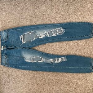 Distressed Forever21 Light Wash Jeans